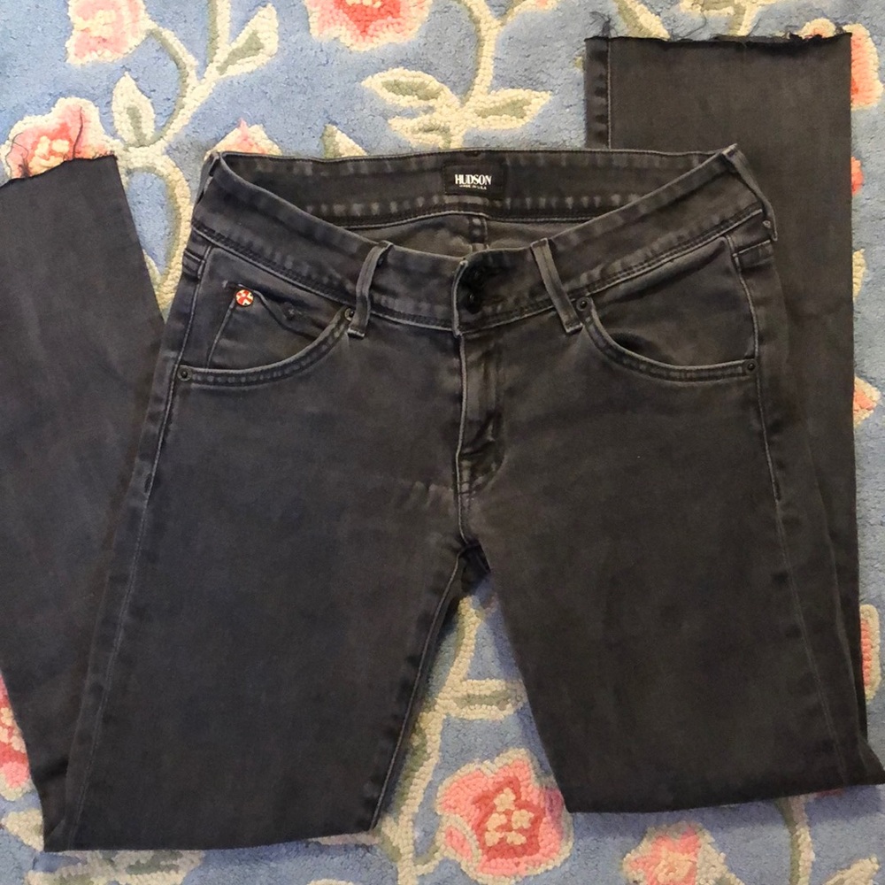 FINAL OFFER: Charcoal grey Hudson cropped jeans